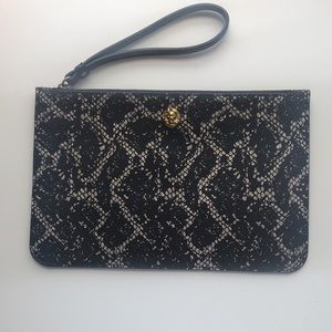 Anne Klein Clutch Wristlet in Snake Pattern